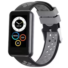 Sport Silicone Watchband 18mm For Realme Band 2 Strap and Clasp Smart Watch Band