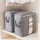 3Pcs Large Foldable Clothes Storage Zipper Bag