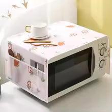 Microwave Dustproof Cover Cute Print Waterproof Durable Multi-function Dust Covers Side Storage Bag Dustcover For Appliances New
